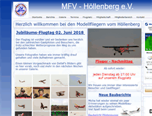 Tablet Screenshot of mfv-hoellenberg.de